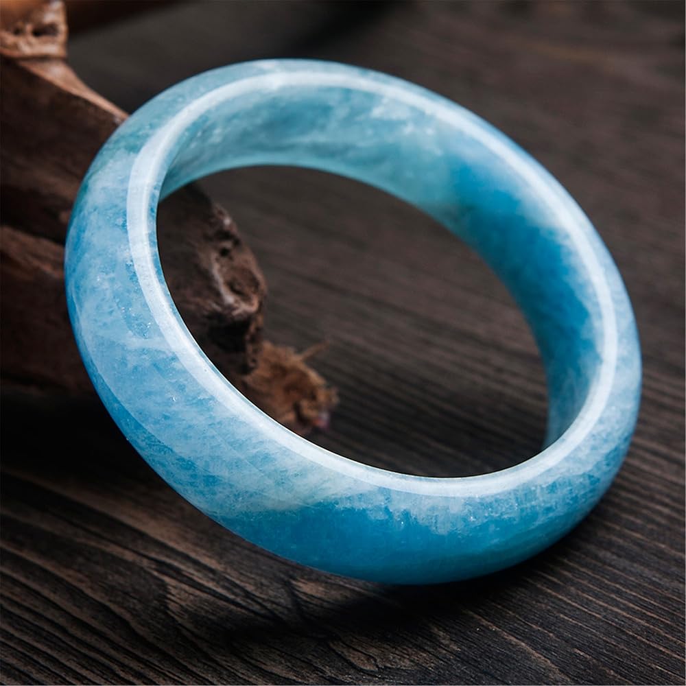 Amazon | LiZiFang 本物のブルー天然アクアマリンジェムストーン